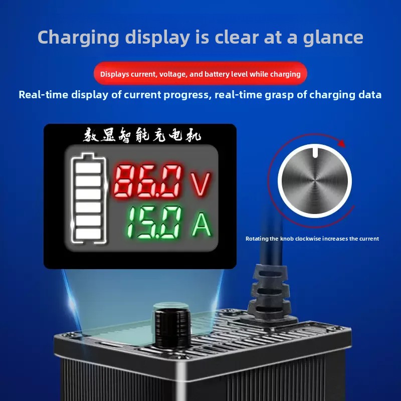 For Digital Display Aluminum S - 72V 15A Fast Charger ulasan dan harga