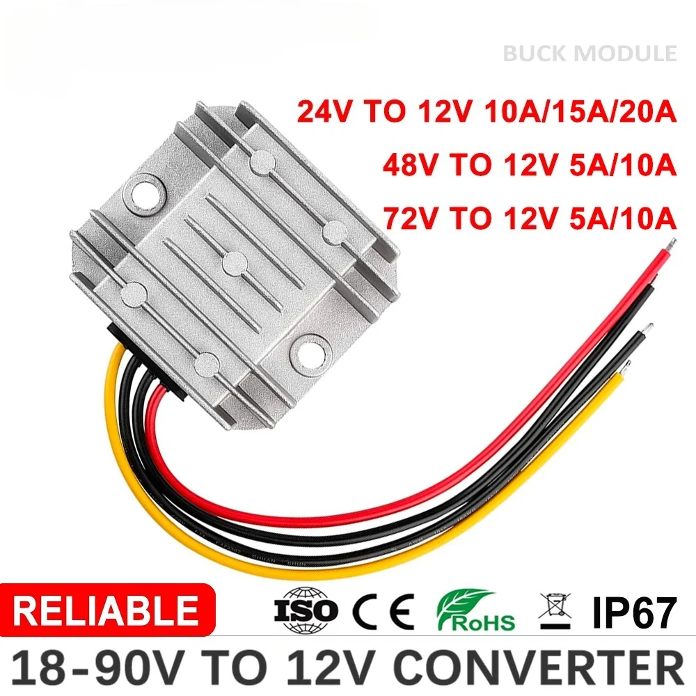 20-90V to 12V 5A 10A 15A 20A D - 72V 15A Fast Charger ulasan dan harga