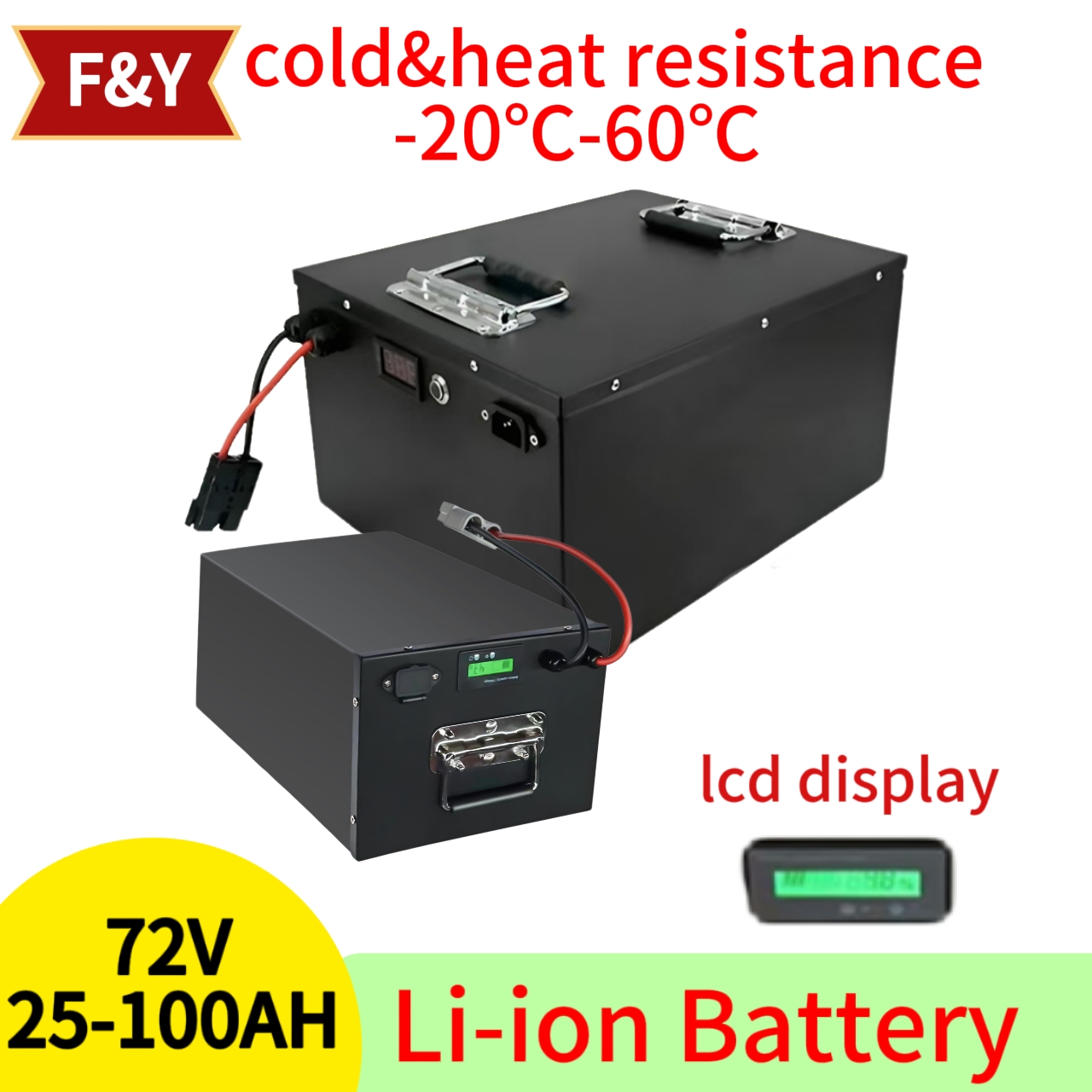 F&Y72V 25Ah 35Ah 45Ah 65Ah 80A - 72V 40Ah Lifepo4 Battery Pack ulasan dan harga