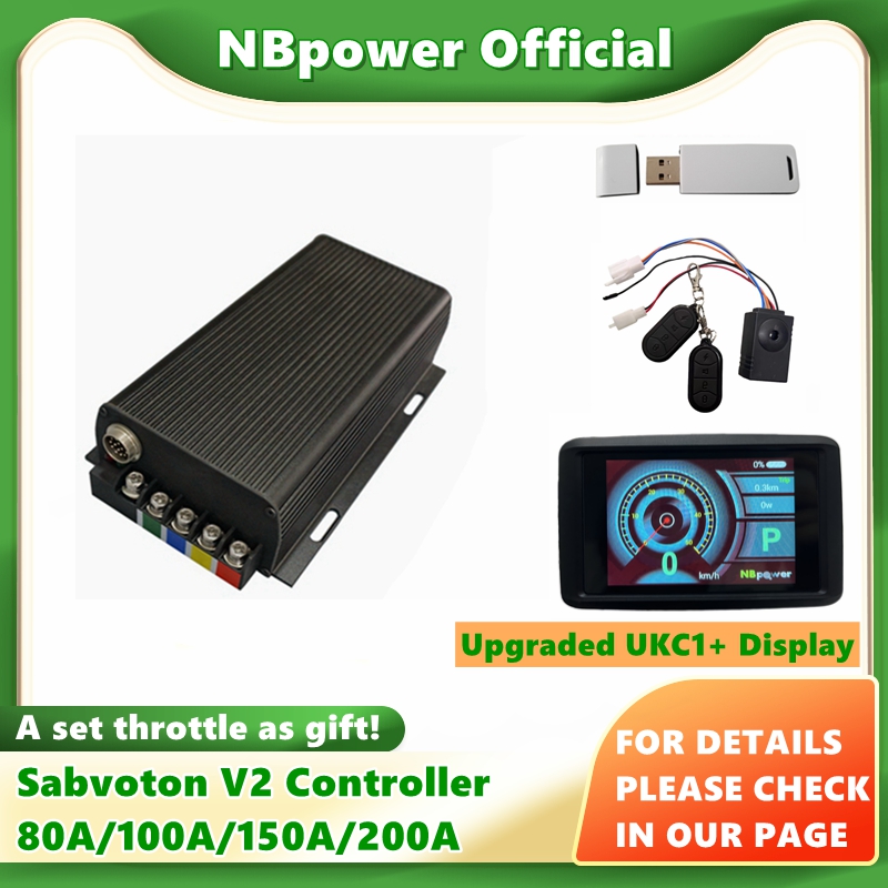 Sabvoton V2 72V 200A/150A/100A - 72V 100A Sabvoton Controller ulasan dan harga