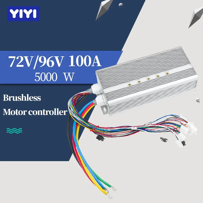 72V 96V 5000W Brushless Motor  - 72V 100A Sabvoton Controller ulasan dan harga