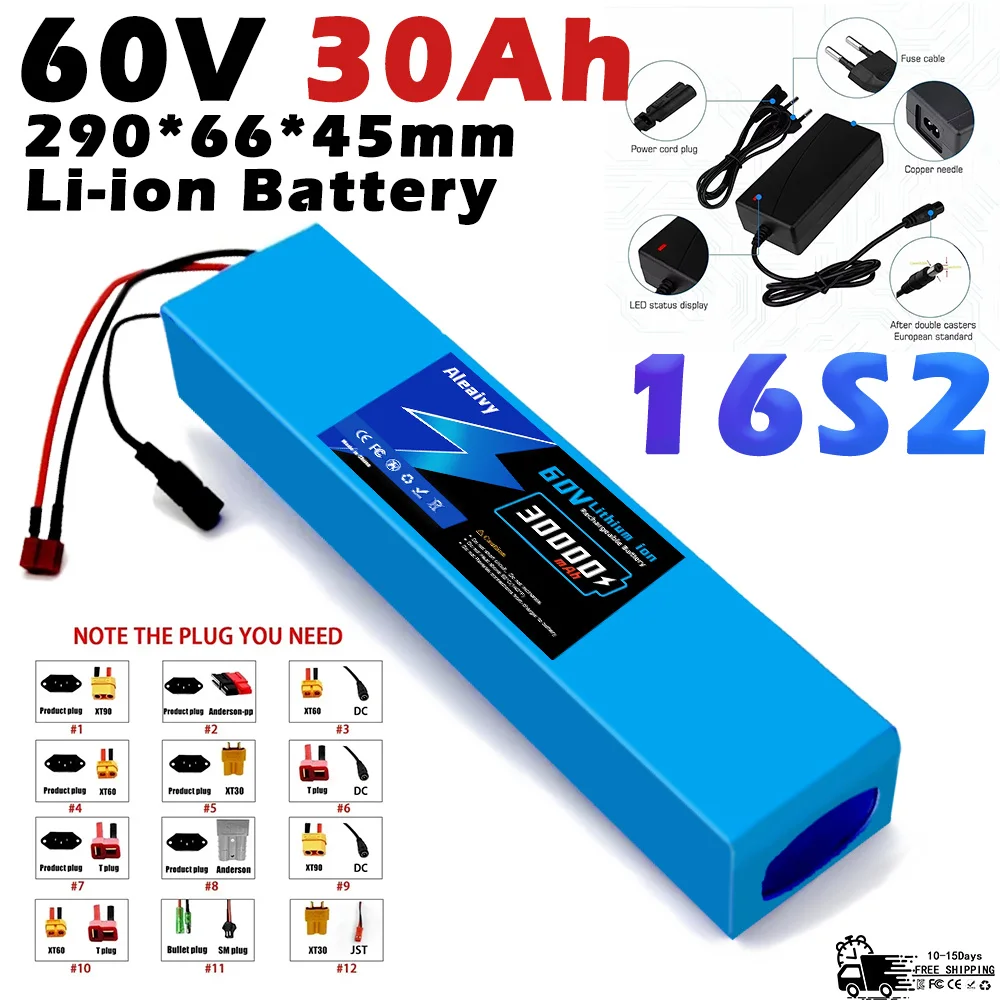 2025 Upgraded 60V 30Ah 18650 L - 60V 50Ah Electric Scooter Battery ulasan dan harga