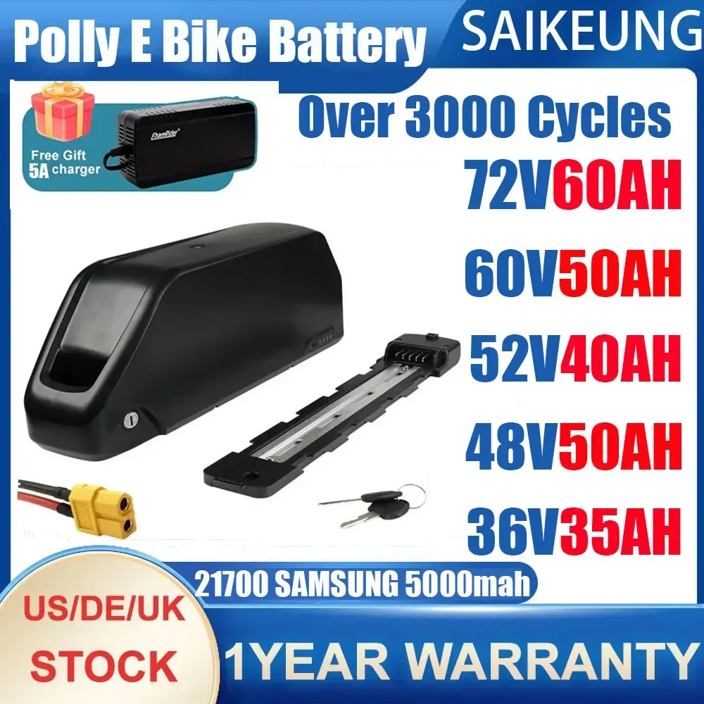 Electric bicycle bike battery  - 72V 50Ah 21700 Lithium Battery ulasan dan harga