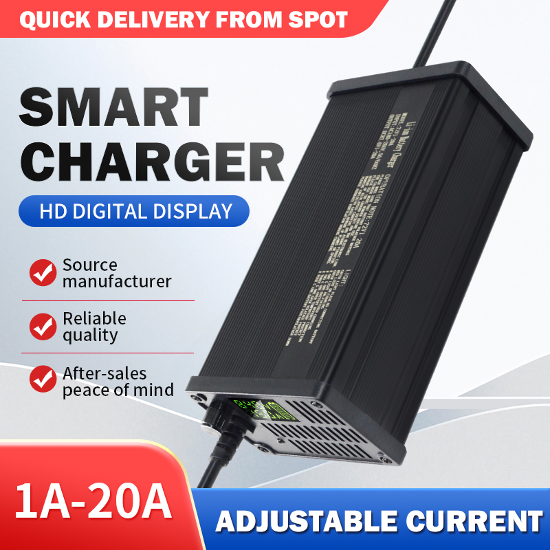 72V Adjustable Lithium Battery - 72V 15A Fast Charger ulasan dan harga